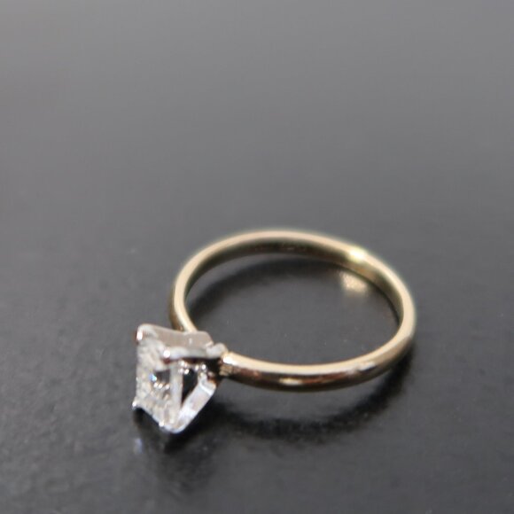 Two 14K Gold Filled Ring with White Stone - Picture 8 of 11